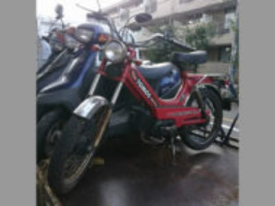 調布市西つつじケ丘で原付バイクのトモス クラシックIを引き取り処分