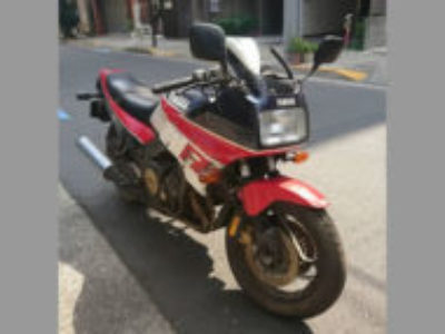 江東区東陽で大型750ccバイクのFZ750の引き取り処分と廃車手続き代行を無料で行いました！