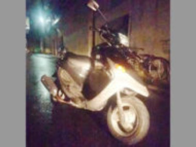 朝霞市根岸台にある原付バイクのヤマハ BJ(YL50) ブラック2を無料で引き取りと廃車手続きいたしました