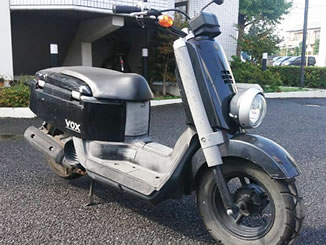 三郷市三郷で無料で引き取りをした原付バイクのヤマハ VOX(SA31J) ブラックを無料で引き取り