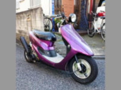 東京都足立区舎人で原付バイクのライブDio パープルを無料で引き取り処分と廃車しました