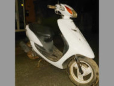 昭島市昭和町5丁目で原付バイクのヤマハ JOG-C ホワイトを無料で引き取り処分