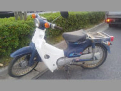 流山市市野谷でホンダ スーパーカブ50 デラックス ブルーを無料で引き取り