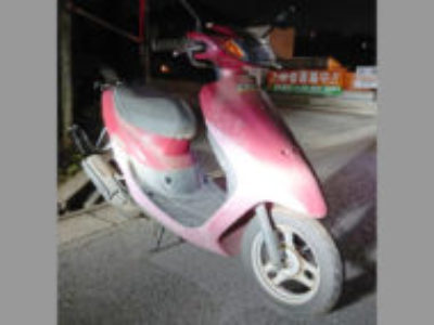 和光市南のホンダ ライブDio レッド(A-AF34型)を無料で引き取りと廃車いたしました