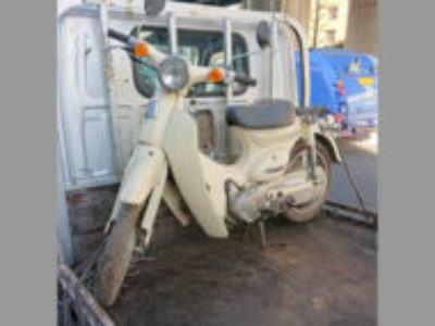 杉並区松庵の原付50ccバイク ホンダ リトルカブの引き取りと処分を無料で行いました！