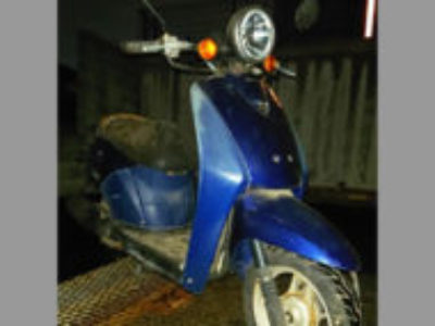 牛久市牛久町で原付バイクのホンダ トゥディ ブルーを無料で引き取り処分と廃車