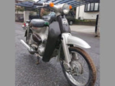 所沢市上安松で原付バイクのホンダ リトルカブ ブラックを無料で引き取り処分と廃車手続き代行