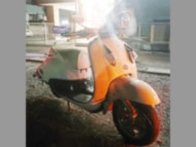 上尾市柏座の原付バイク ホンダ ジョーカー50 ホワイトを無料で引き取りいたしました！