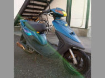 つくば市春日2丁目のヤマハ スーパーJOG ZR ブルーIIを無料で引き取りと廃車