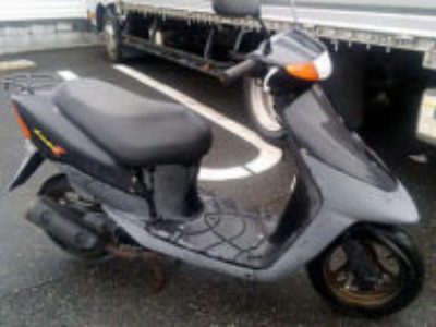 我孫子市我孫子2丁目のスズキ レッツ2 ブラックを無料で引き取りと廃車