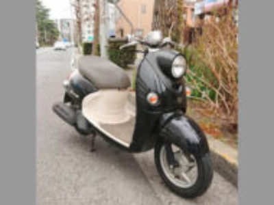 平塚市浅間町で原付バイクのヤマハ ビーノ FI ブラックを無料で引き取り処分