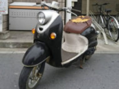 坂戸市日ノ出町でヤマハ ビーノ4st ブラックを引き取り処分(有料)