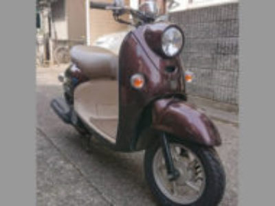 大和市上草柳8丁目でヤマハ ビーノ FI ブラウンを無料で引き取りと処分