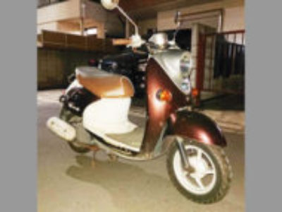 葛飾区お花茶屋で原付バイク ヤマハ ビーノ4ストの引き取り処分と廃車を全て無料でしました！