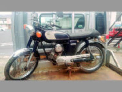 草加市柳島町で原付50ccバイクのヤマハ YB-1 ブルーイッシュブラックを無料で引き取りしました