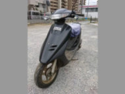 船橋市習志野5丁目でホンダ スーパーDio ブラックを無料引き取りと廃車