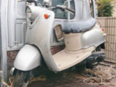 練馬区早宮で原付バイクのヤマハ ビーノ2ストを無料で引き取り処分と廃車手続き代行