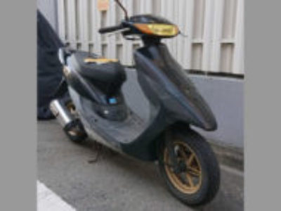 大田区大森北(東京)の原付バイク ホンダ ライブDio ZXの引き取り処分と廃車を無料で行いました！