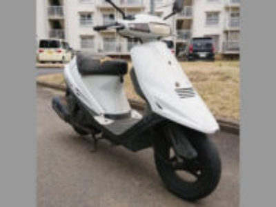 佐倉市石川のスズキ アドレスV100 ホワイトを無料で引き取りと廃車