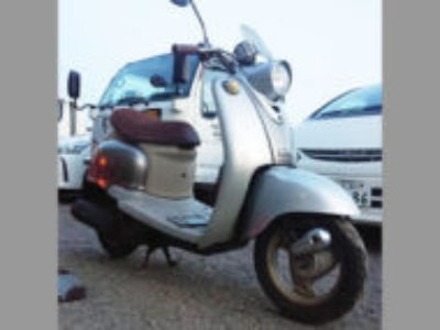 東京都江戸川区江戸川の原付バイク ビーノ2サイクル(5AU)の引き取り処分と廃車を無料で行いました！