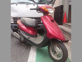 東京都新宿区中落合で無料で引き取り処分と廃車をした原付バイク ホンダ ジャイロキャノピー