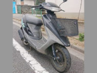 板橋区赤塚(東京)で原付バイク ホンダ スーパーDio SRの引き取り処分と廃車を無料で行いました！