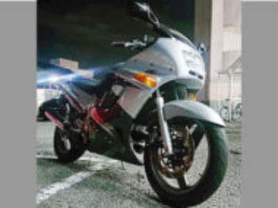 宇都宮市簗瀬町で250ccバイクのカワサキ ZZR250を無料で引き取り処分