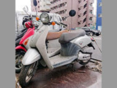 品川区中延で原付バイクのホンダ トゥデイの引き取りと処分・廃車手続きを無料でしました！