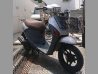 練馬区大泉学園町で原付バイクのスズキ レッツ4G ミスティックシルバーメタリックを無料引き取り処分と廃車