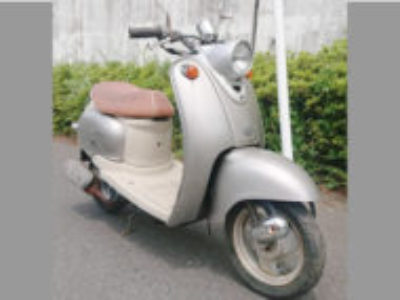 厚木市毛利台の原付バイク ビーノ 2サイクル シルバーを無料引き取り処分と廃車手続き代行