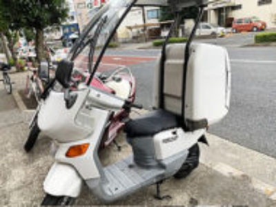 太宰府市青葉台の原付バイク ヤマハ ギア ライトグレーソリッド4色を無料で引き取りと処分