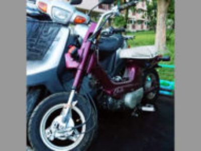 町田市鶴川5丁目で原付バイクのホンダ シャリィ50 レッドを無料引き取り処分