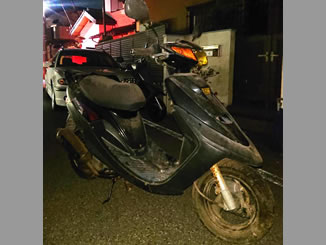 市原市五井で無料で廃車と処分をした原付バイクのヤマハ スーパーJOG ZR ブラック2色