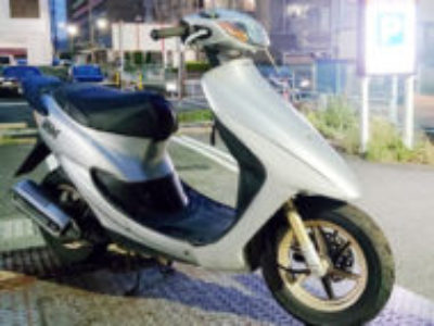 戸田市新曽で原付バイクのホンダ ライブDio ZX シルバーを無料で 