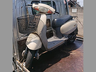 板橋区四葉(東京)で無料で廃車と引き取り処分をした原付バイクのホンダ タクト