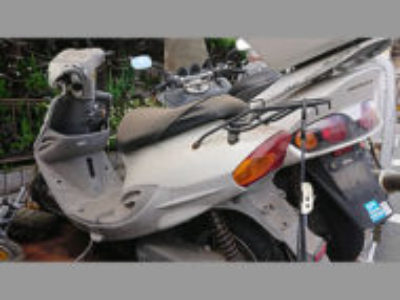 朝霞市西原にある原付バイクのヤマハ BJ(BB-SA24J) フェアリーシルバーを無料で引き取り処分と廃車しました