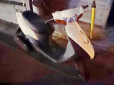 市原市八幡で原付バイクのスズキ レッツ2 ホワイトを無料引き取りと処分