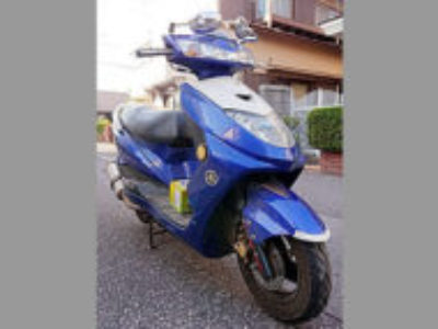 川口市鳩ヶ谷本町3丁目で原付バイクのヤマハ シグナスZ 125を無料引き取りと処分