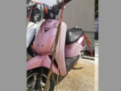 相模原市緑区二本松3丁目で原付バイクのホンダ トゥデイ ピンクを無料引き取り処分