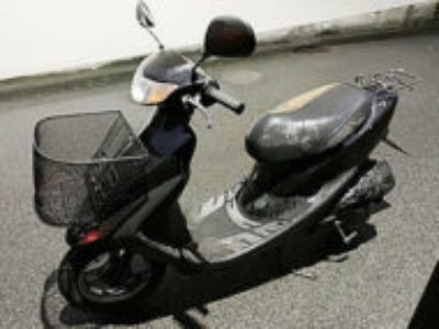 横浜市戸塚区平戸町で原付バイクのホンダ ライブDio ブラックを無料廃車と処分