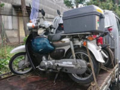 小平市小川東町で原付バイクのリトルカブを無料引き取り処分と廃車