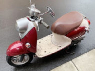 江戸川区船堀で原付バイクのビーノ4スト(SA26J)の引き取り処分と廃車を無料で行いました！