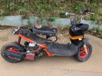 船橋市旭町2丁目で原付バイクのズーマー カスタムを無料引き取り処分と廃車