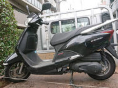 荒川区西日暮里で原付バイク ホンダ リード110の引き取り処分と廃車を無料で行いました！