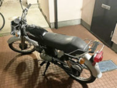 目黒区東山2丁目で原付バイクのホンダ ベンリィ50Sを無料引き取り処分