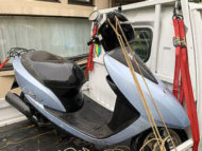 東京都足立区加平で原付バイクのホンダ Dio(BA-AF62)を無料引き取り処分と廃車！