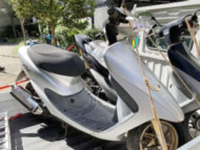 さいたま市北区吉野町1丁目で原付バイクのライブDio ZXを無料引き取りと処分