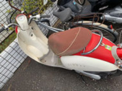 板橋区成増(東京)で原付バイク ホンダ クレアスクーピーの引き取り処分と廃車を無料で行いました！