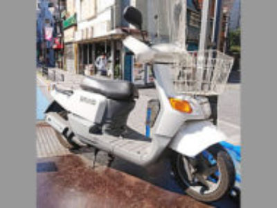 荒川区町屋(東京)で原付バイク ヤマハ ギアの引き取り処分と廃車を無料で行いました！