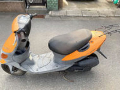 松戸市千駄堀で原付バイクのスズキ レッツ オレンジを無料引き取り処分と廃車
